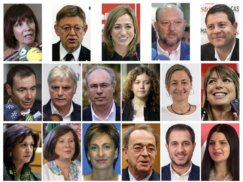 Los 17 miembros de PSOE que han dimitido para propiciar la caída de Sánchez