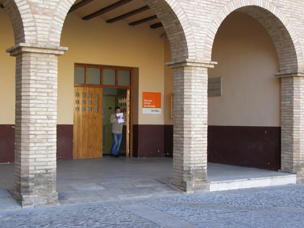La Escuela Oficial de Idiomas de Tarazona se ubica en el exconvento de San Francisco.