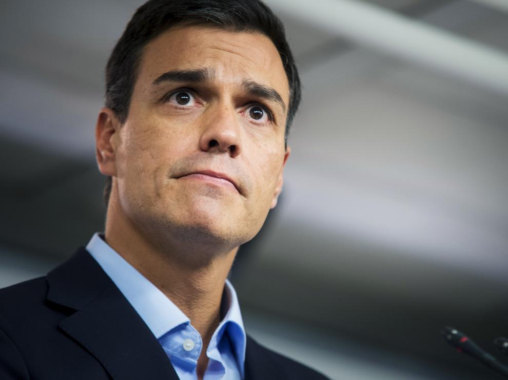 El líder del partido socialista, Pedro Sánchez.