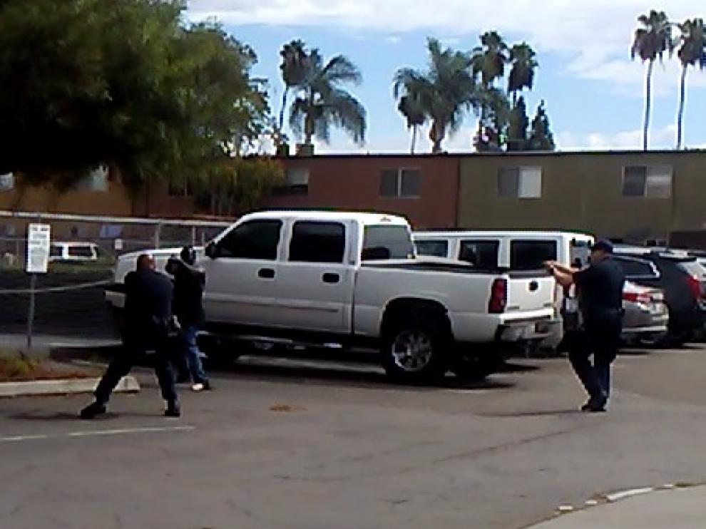 Imagen difundida por la policía de El Cajon, California.