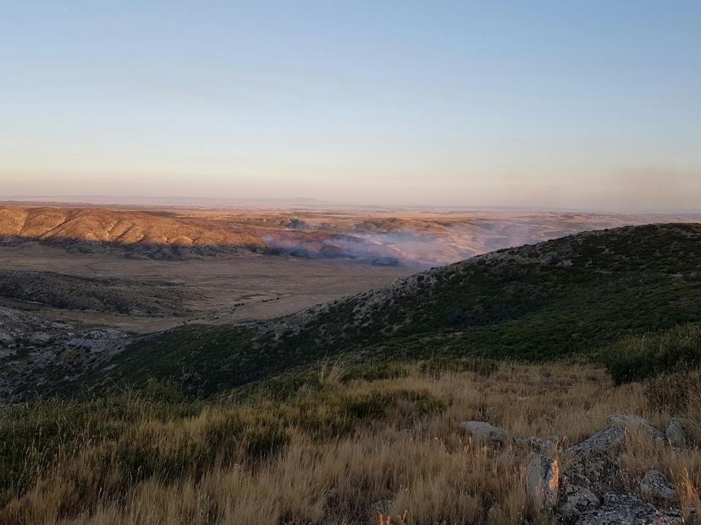 Incendio en San Gregorio