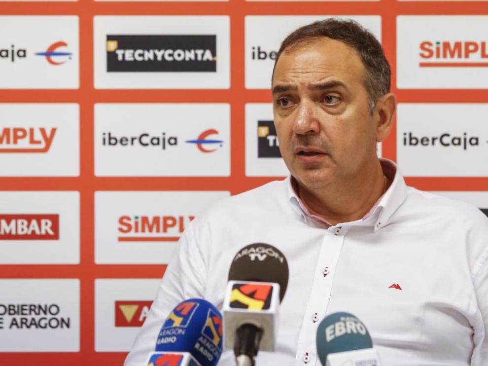 Casadevall, durante una rueda de prensa