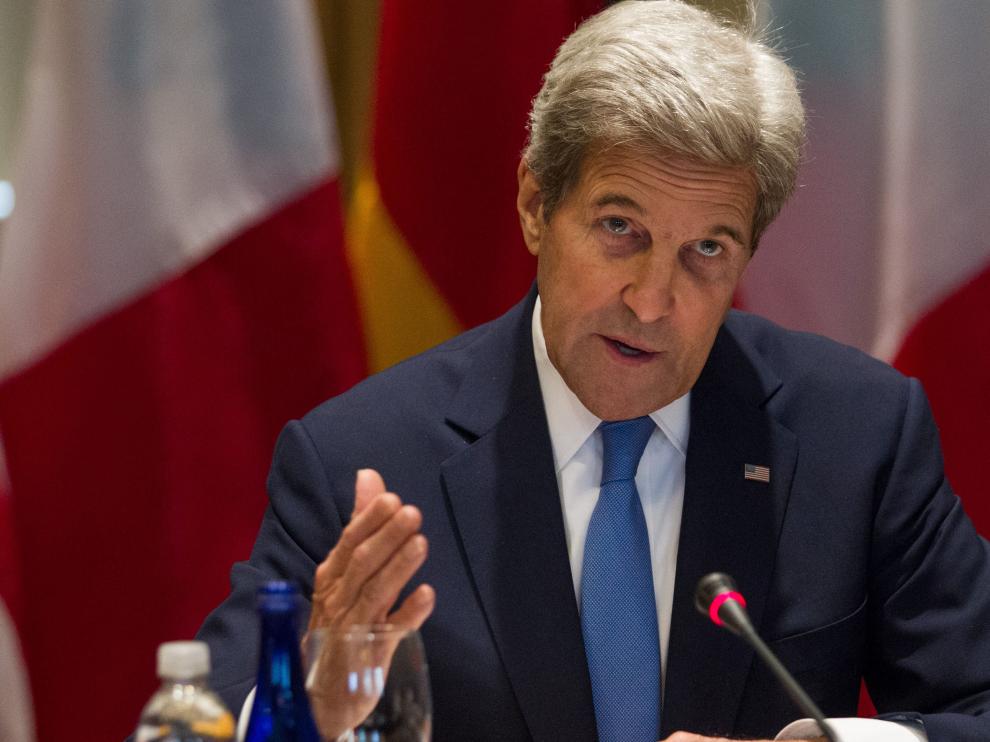El ministro de exteriores estadounidense John Kerry