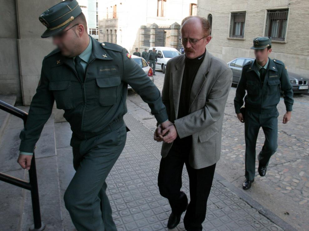 Carvajal, en una fotografía de archivo, cuando fue juzgado en la Audiencia de Huesca.