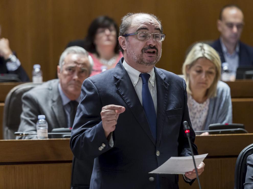 El presidente de Aragón, Javier Lambán.