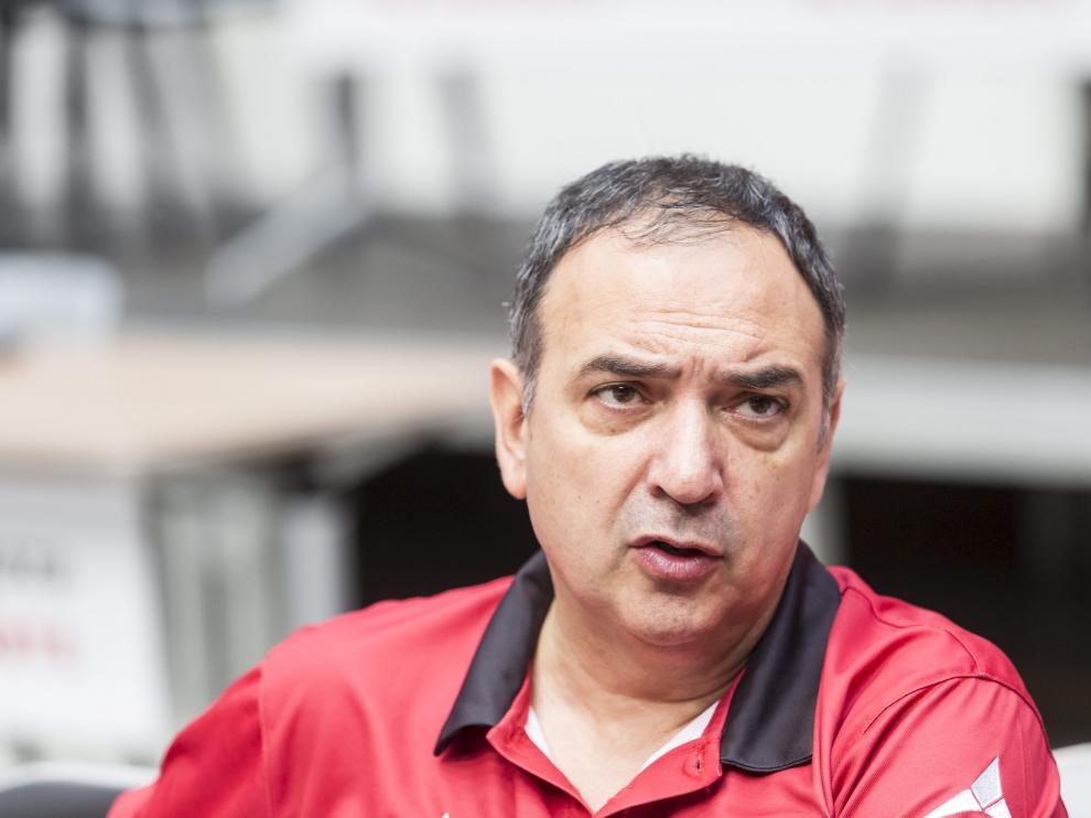 El entrenador del Tecnyconta Zaragoza, Andreu Casadevall