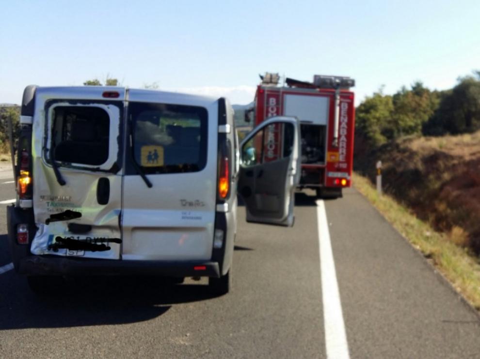 Un motorista ha fallecido en un accidente con una furgoneta en Benabarre
