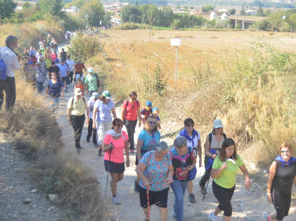 Más de 500 personas acudieron a la marcha.