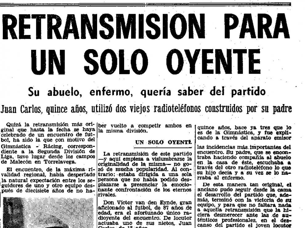 Retransmisión para un solo oyente