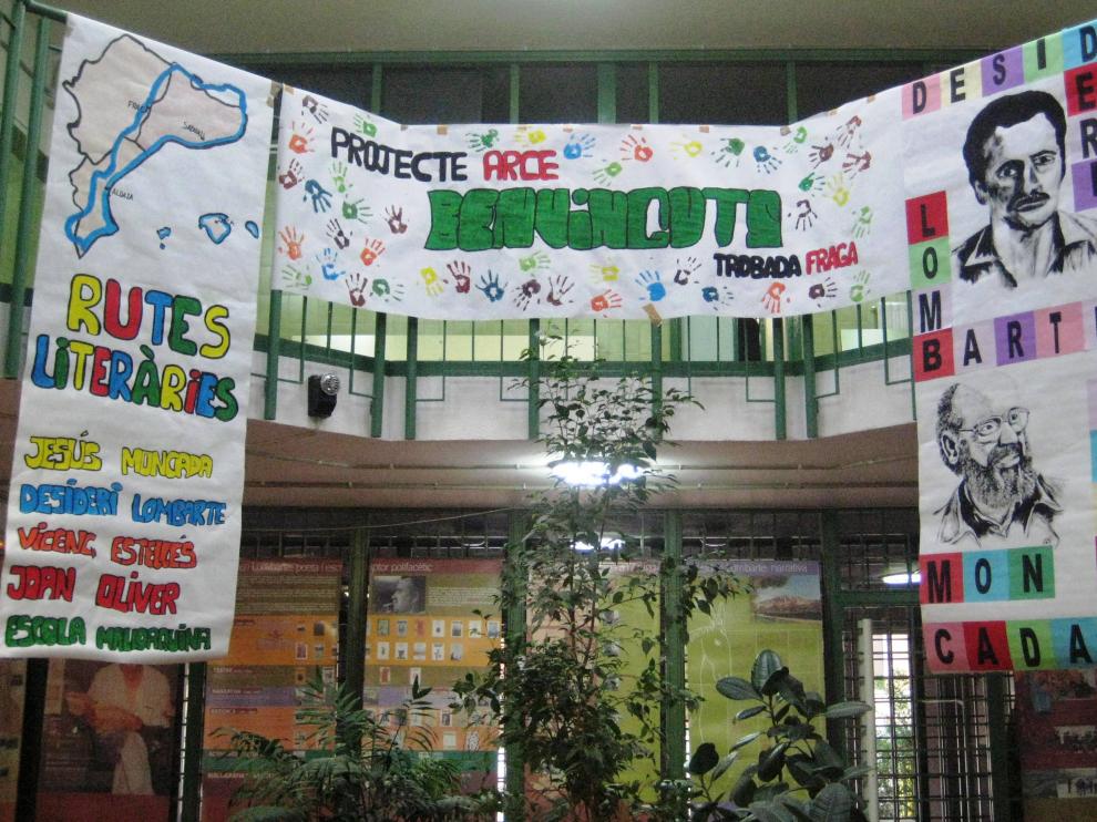 Instituto Bajo Cinca de Fraga, donde se estudia catalán.
