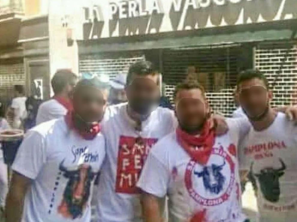 Los cinco procesados por la violación en los Sanfermines.