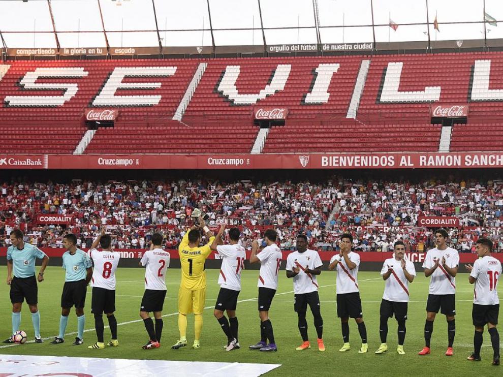 El Sánchez Pizjuán, durante un partido del Sevilla Atlético