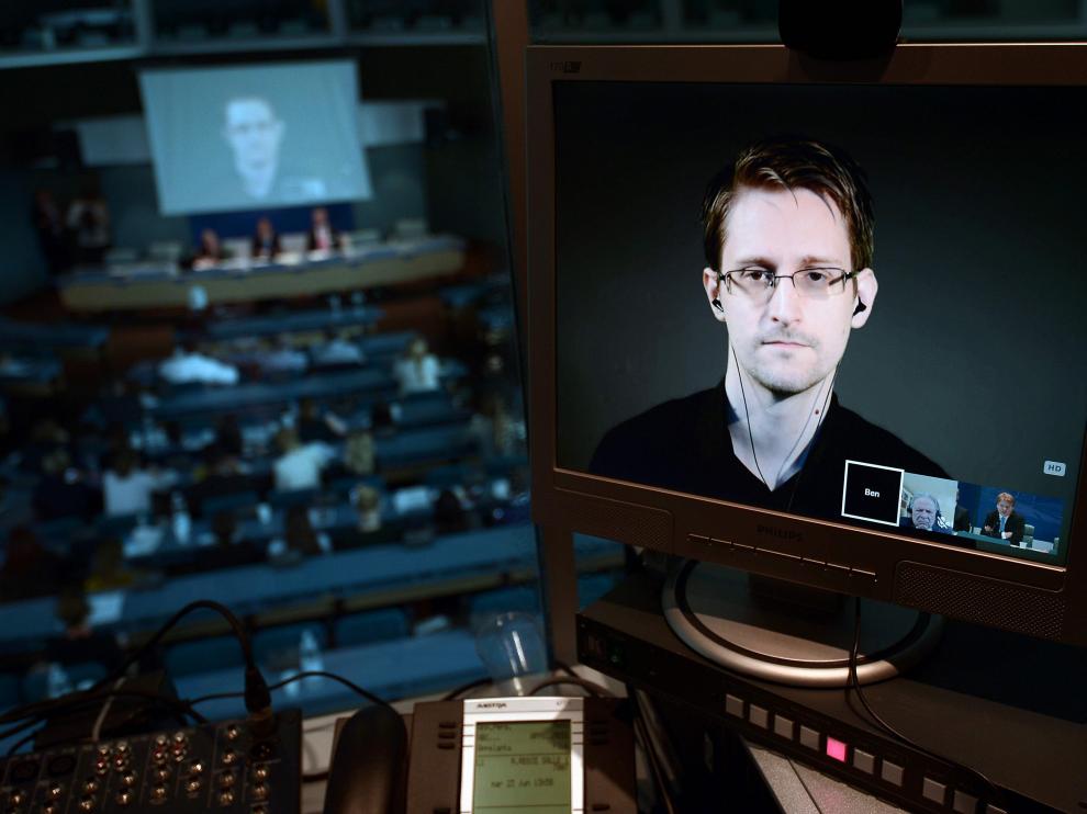 Edward Snowden, en una comparecencia televisiva el pasado junio.