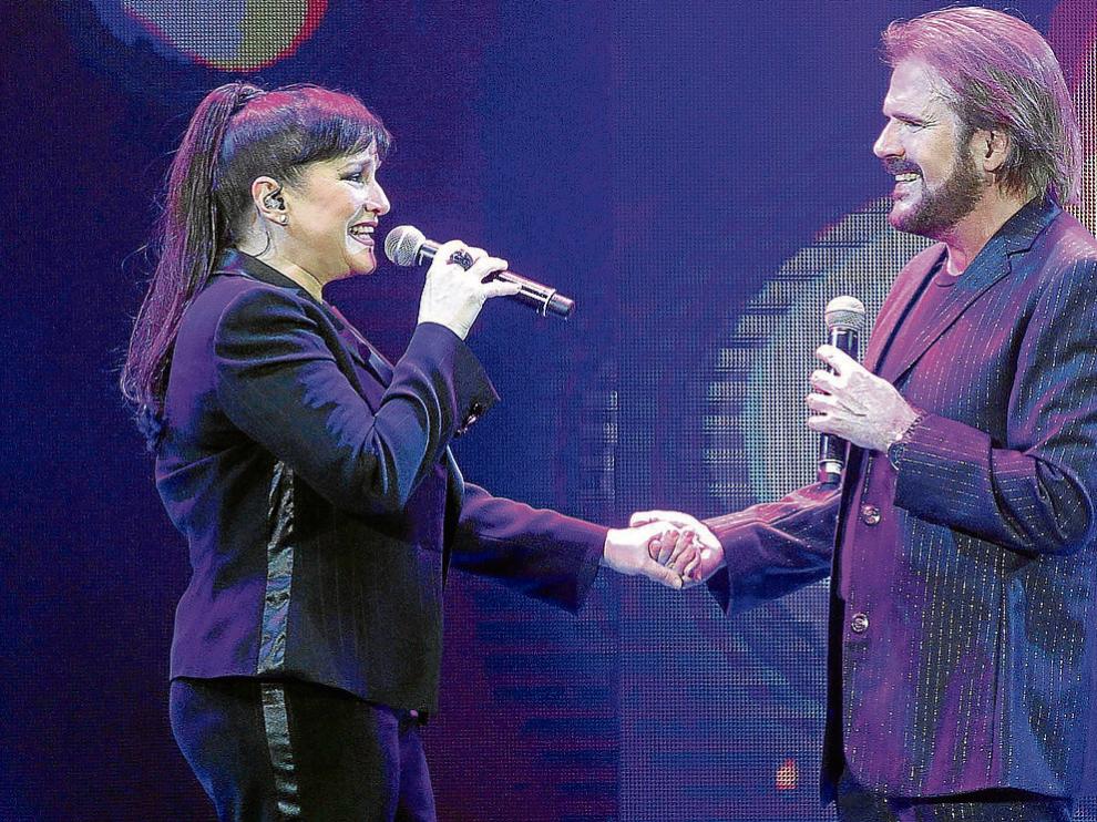 Lucía y Joaquín, en el Luna Park de Buenos Aires, en marzo de este año. Volverán allí en diciembre.