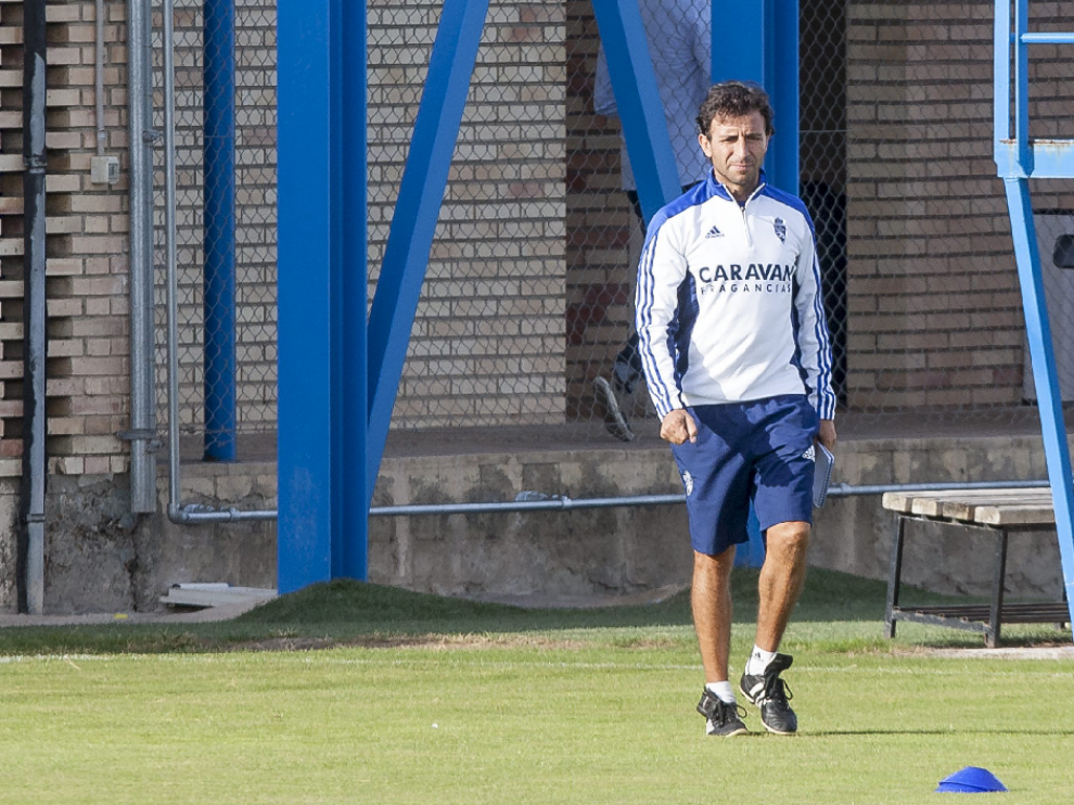Luis Milla, en la Ciudad Deportiva.