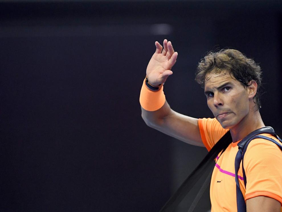 Nadal tras el partido.