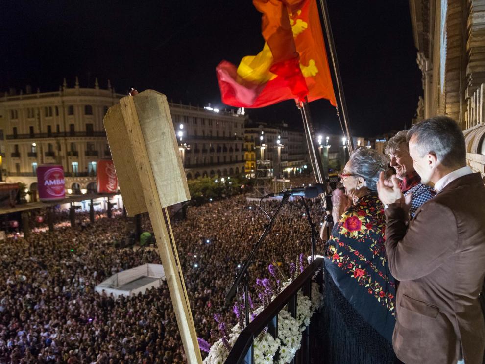 Imagen de archivo del Pregón de las Fiestas del Pilar del 2016.