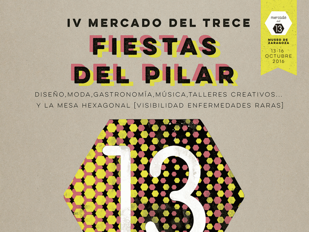 Mercado del Trece en las Fiestas del Pilar