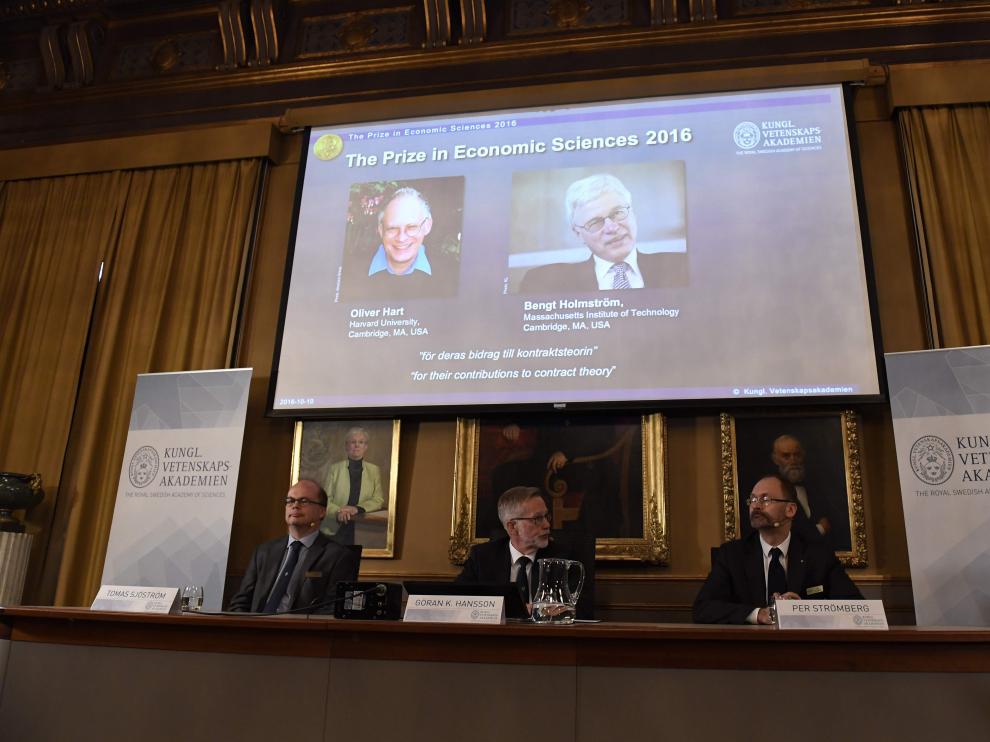 La Academia anuncia los ganadores del Nobel de Economía