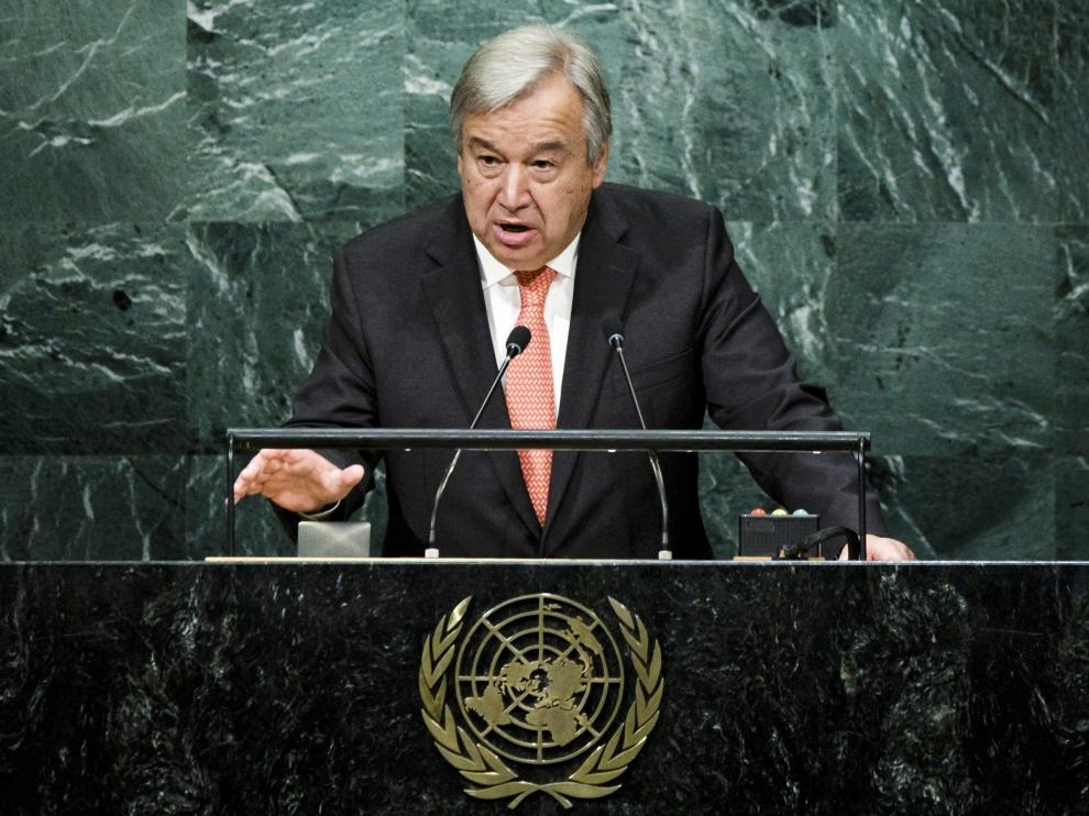 El secretario general de la ONU, Antonio Guterres.