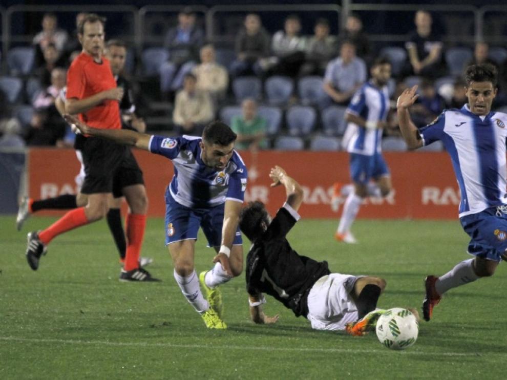 El Ebro se llevó los tres puntos de la Ciudad Deportiva del Espanyol