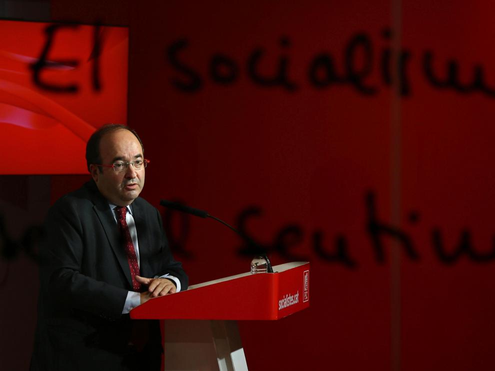El líder del PSC, Miquel Iceta