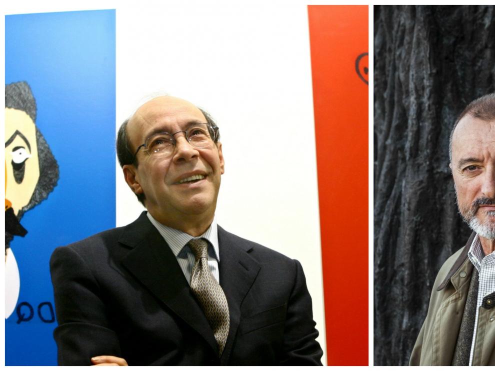 Francisco Rico y Arturo Pérez-Reverte, dos académicos mal avenidos.