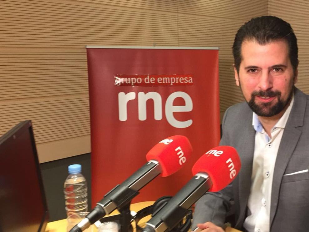 El secretario general del PSCyL, Luis Tudanca, en el programa 'Las mañanas de RNE'