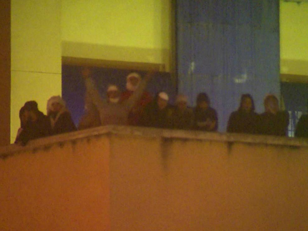 Protesta en el CIE de Aluche.