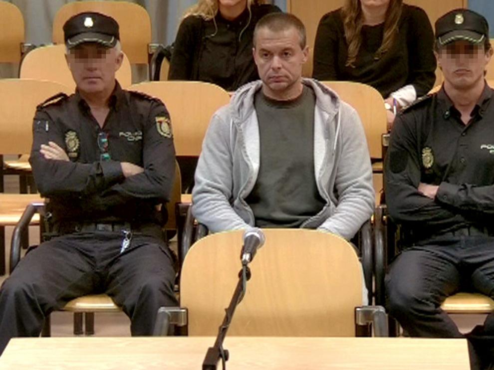 Antonio Ortiz durante el juicio.