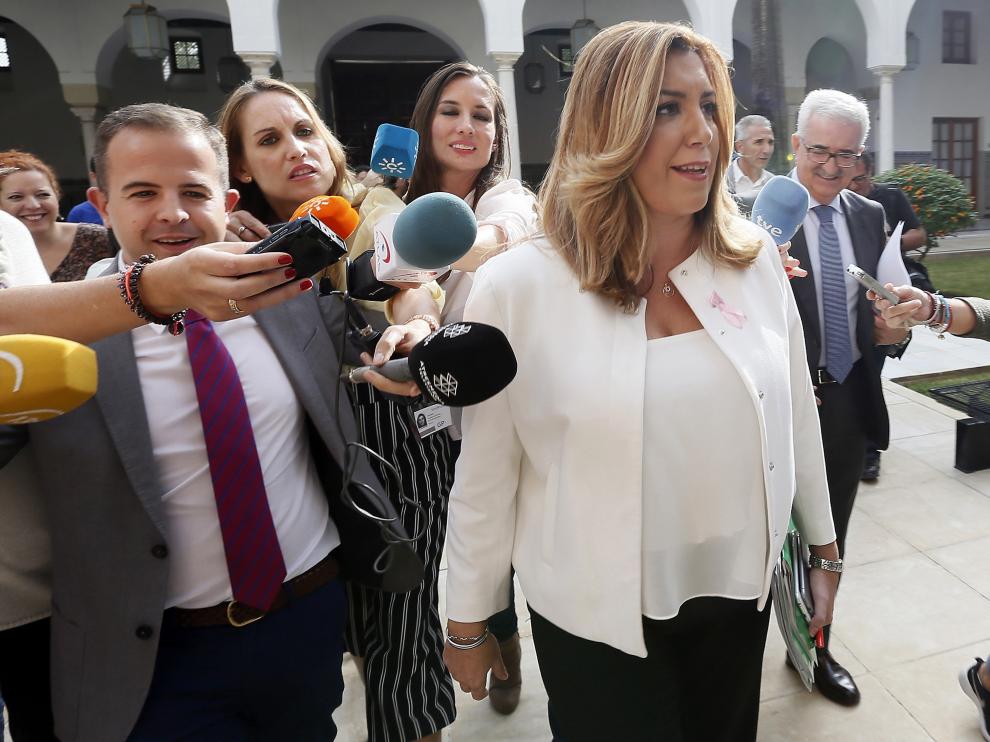 La presidenta de la Junta de Andalucía, Susana Díaz