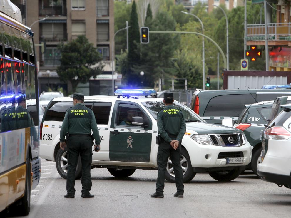 Imagen de archivo de un operativo de la Guardia Civil.