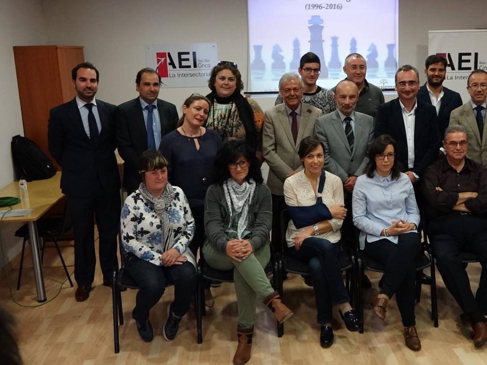 Representantes de las 14 empresas familiares participaron este miércoles en la entrega de diplomas.