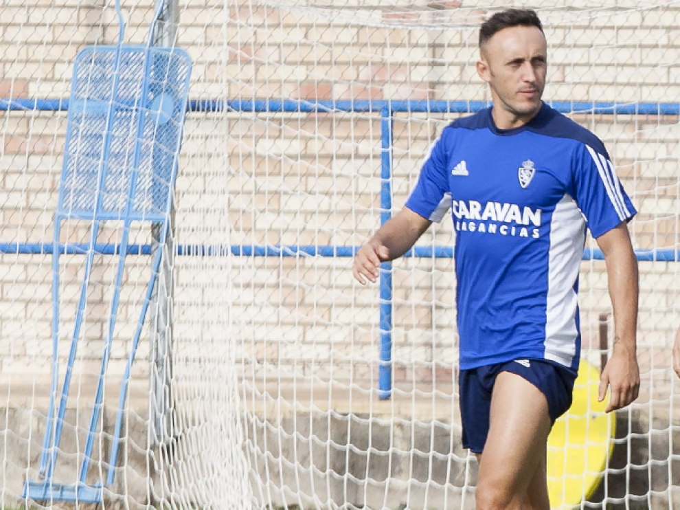 Jordi Xumetra, en un entrenamiento de esta semana en la Ciudad Deportiva.