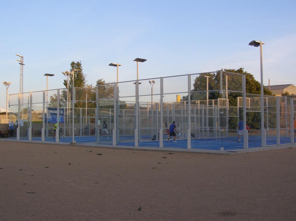 Las pistas de pádel, construidas en 2014, acogen el torneo.