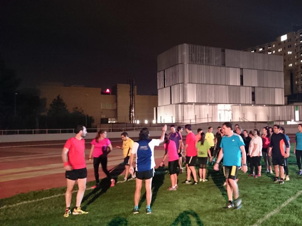 Primer entrenamiento del curso del equipo Runizar Team