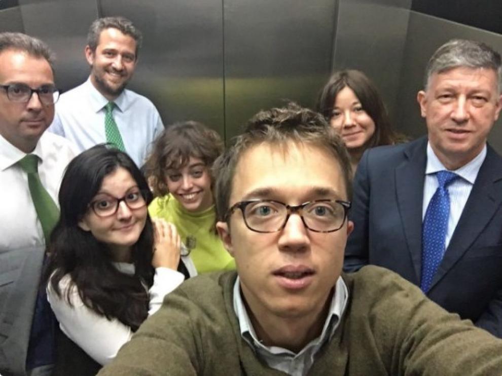 Imagen compartida por Errejón en su cuenta de Twitter.