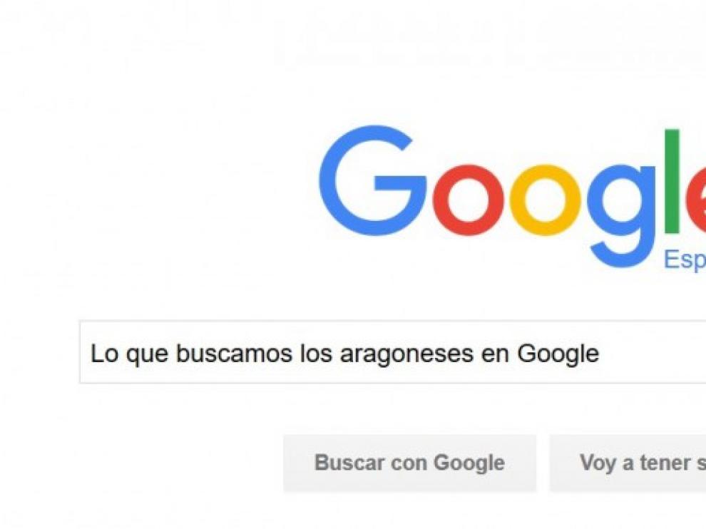 Lo que buscamos los aragoneses en Google