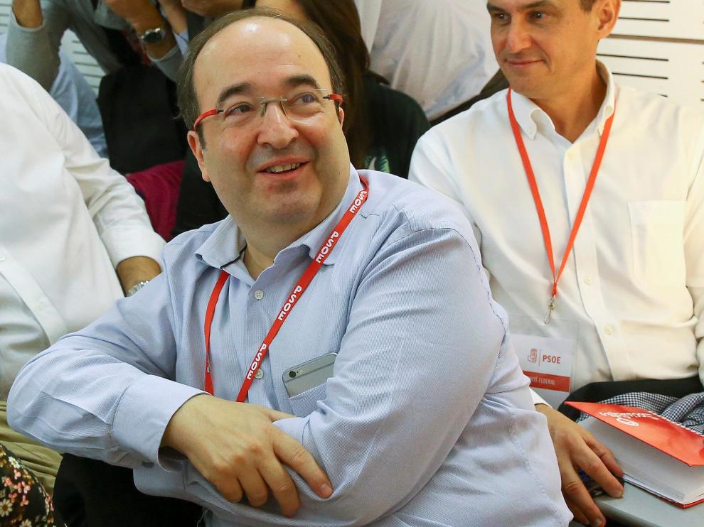 Miquel Iceta en el Comité Federal del PSOE