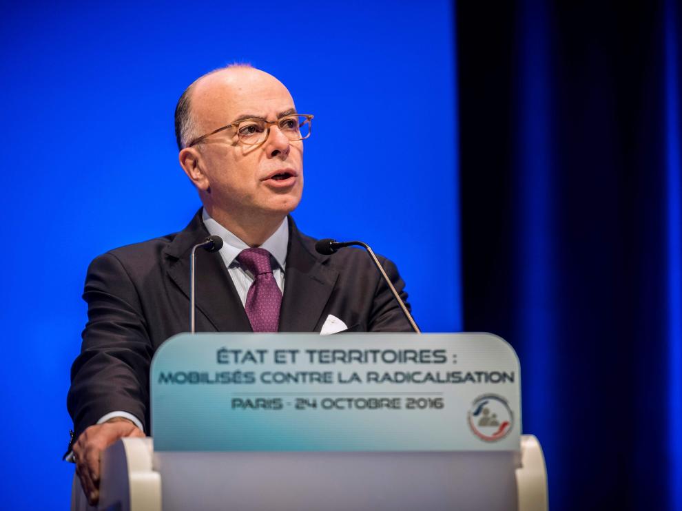 Bernard Cazeneuve durante el encuentro nacional para la prevención de la radicalización yihadista.