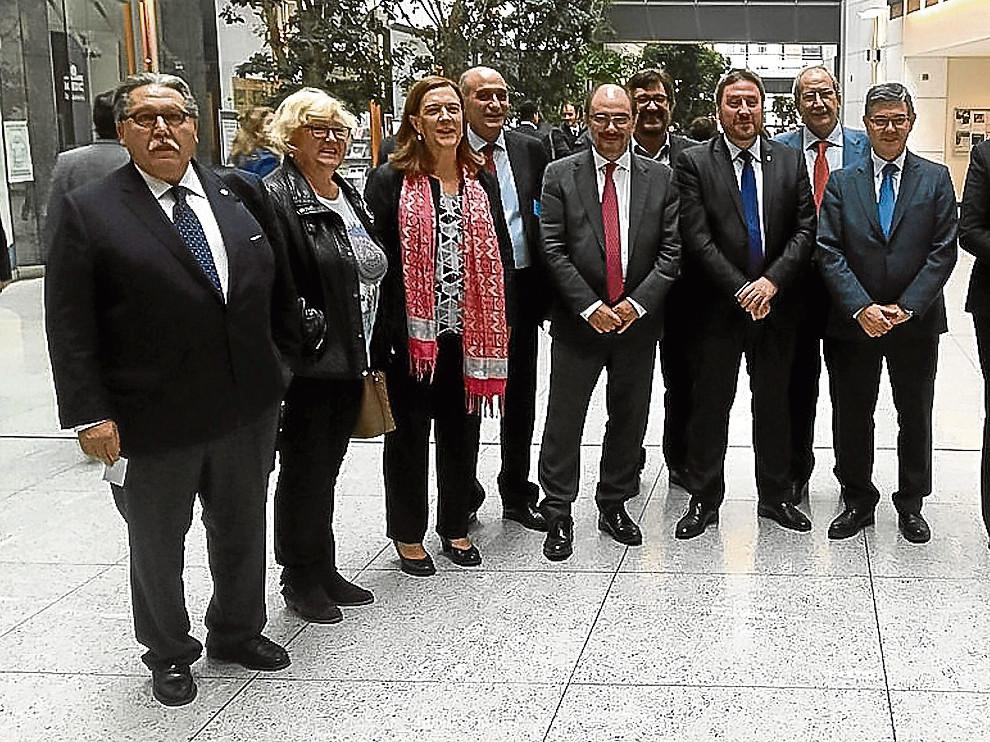 La delegación aragonesa en Bruselas.