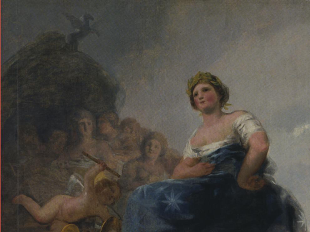 Portada del libro 'Goya en la poesía'.