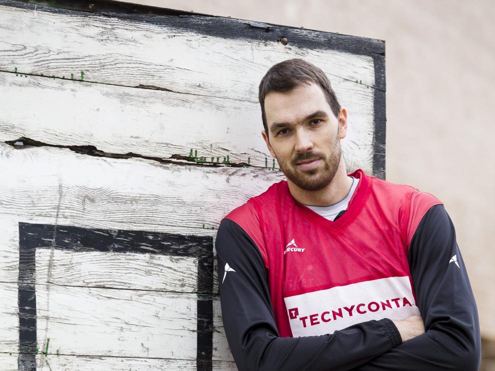 Filip Kraljevic, ayer en los exteriores del pabellón Príncipe Felipe.