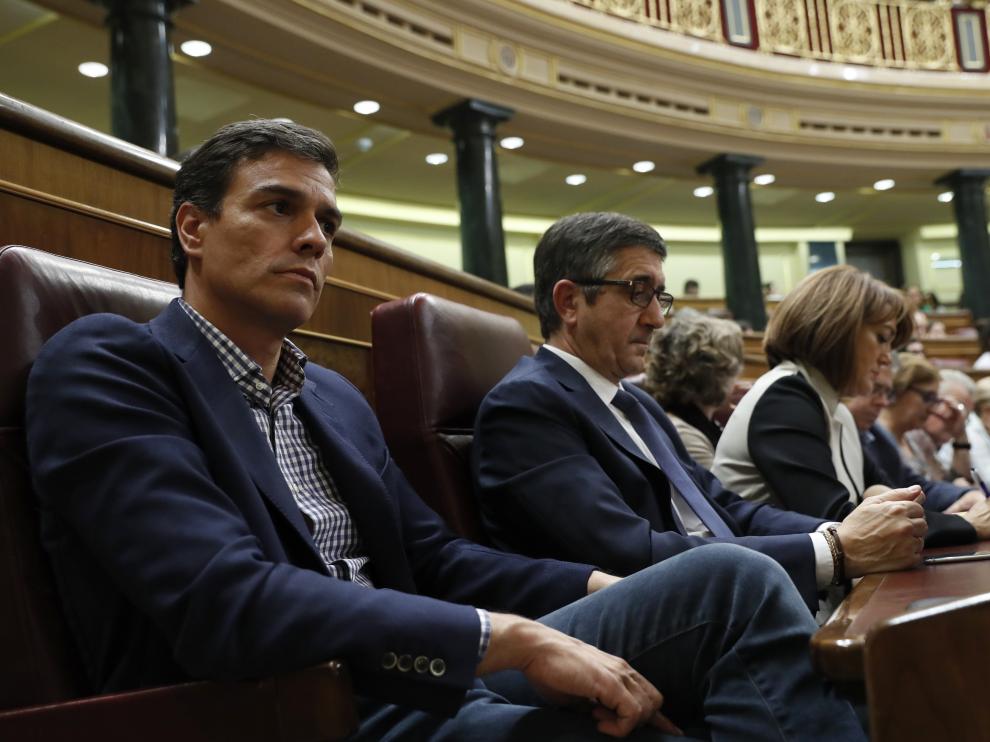 Sánchez, este miércoles en su nuevo escaño.