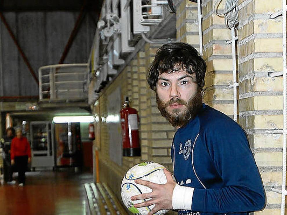 El portero aragonés Juan Molina, en imagen de archivo.