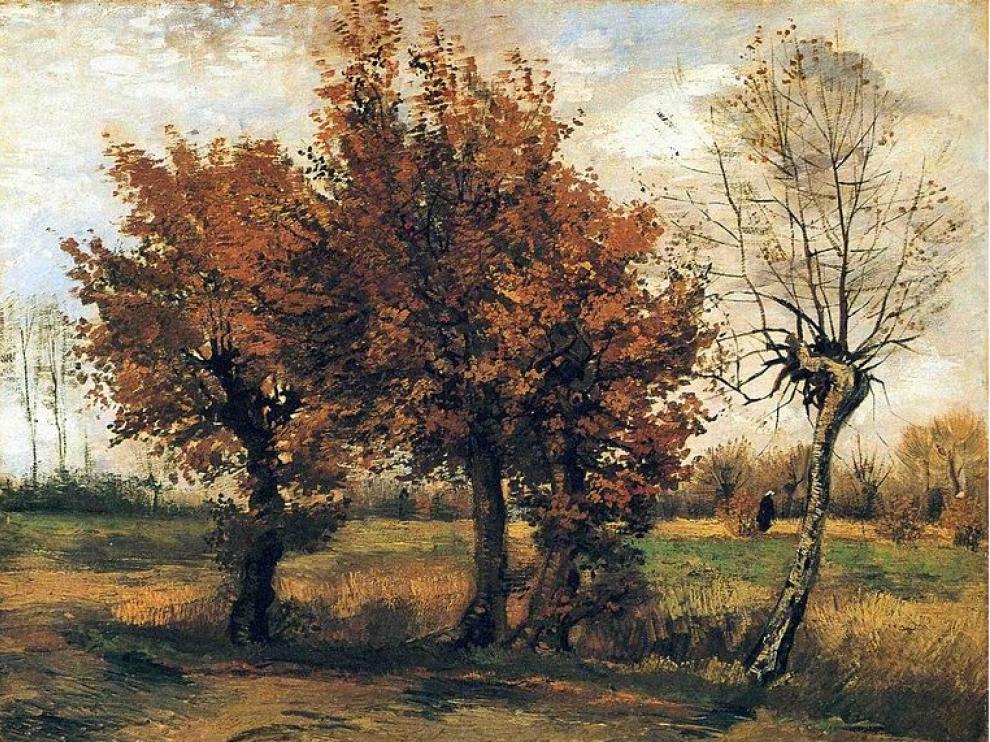 'Paisaje de otoño con tres árboles', de Vincent van Gogh.