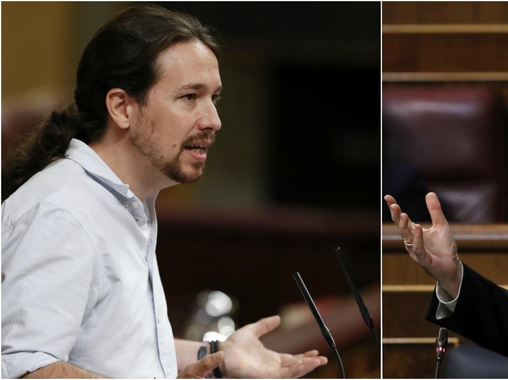 Pablo Iglesias y Mariano Rajoy han protagonizado un cara a cara repleto de ironías.