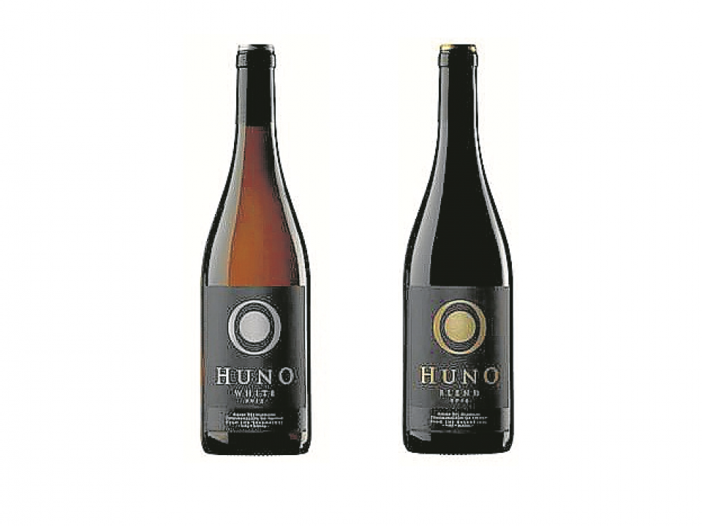 El blanco Huno White y el tinto Huno Blend.