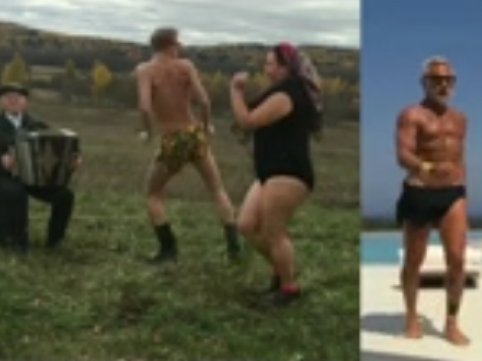 Un vídeo viral parodia una coreografía de Gianluca Vacchi
