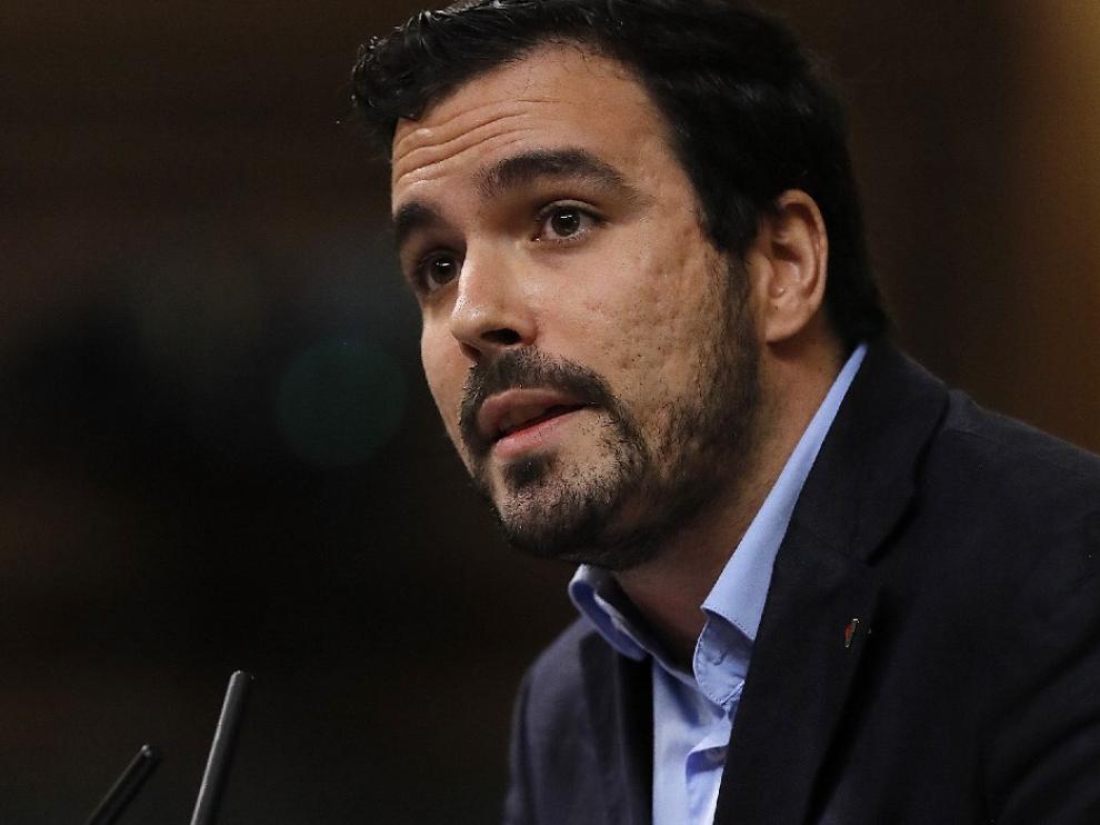 El coordinador general de izquierda Unida, Alberto Garzón
